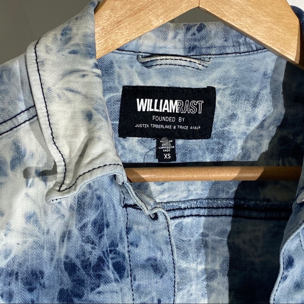 William Rast Acid Wash Stretch Crop Jean Jacket - Picture 4 of 4